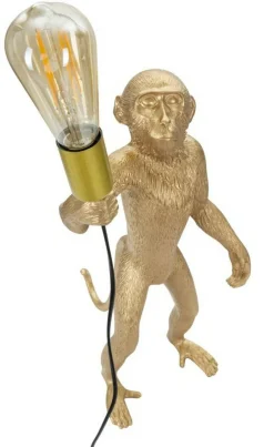 Lampade Da Tavolo > Dmora Lampada da tavolo Piet, 26x34 h55 cm, Oro