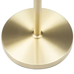 Lampada da Terra Bianco oro Necessarie 4 Lampadine Attacco e14, Interruttore Pedaliera - Famani