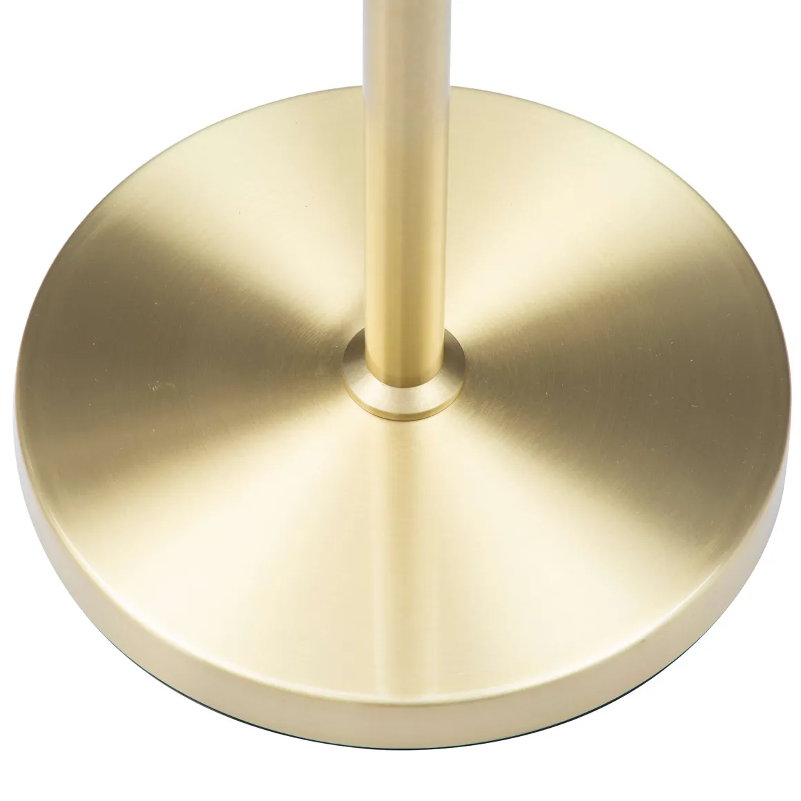 Lampada da Terra Bianco oro Necessarie 4 Lampadine Attacco e14, Interruttore Pedaliera - Famani