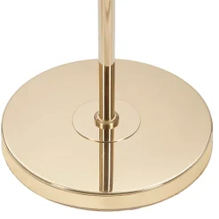Lampade Da Terra > Dmora Lampada da Terra Rosa oro Necessaria 1 Lampadina Paralume, Attacco e27 - Abha Oro, Rosa