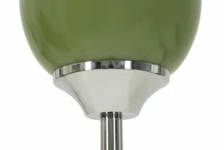 Lampade Da Terra > Dmora Lampada da terra Stiviere, 40x40 h160 cm, Verde e Grigio Nero, Verde