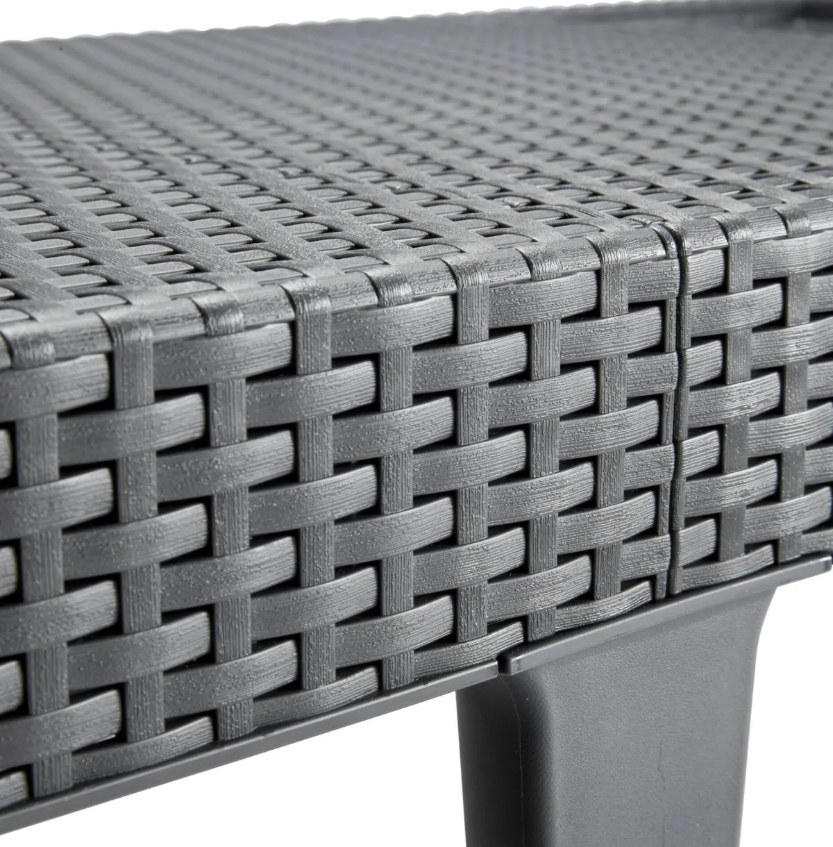 Sdraio > Dmora Lettino prendisole Glace, 188x58 h29 cm, Antracite Nero Antracite