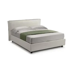 Letti Contenitore|Letti Alla Francese > Dmora Letto Alla Francese Sfoderabile Contenitore, Dimensione Materasso 120x200 cm Made in Italy - Brosso Beige