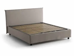 Letto alla francese contenitore tortora 155x205cm - Angelic