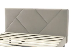 Letti Alla Francese > Dmora Letto alla francese design tortora 149x204cm - Ikelos Grigio Tortora