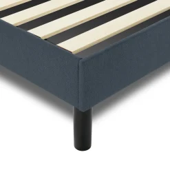Letti Alla Francese > Dmora Letto alla francese Ikelos, 140x190 cm, Blu