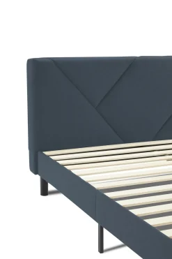 Letti Alla Francese > Dmora Letto alla francese Ikelos, 140x190 cm, Blu