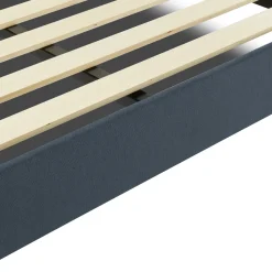Letti Alla Francese > Dmora Letto alla francese Ikelos, 140x190 cm, Blu