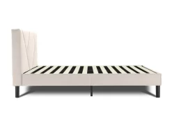 Letto alla francese in legno beige 149x204cm - Ikelos