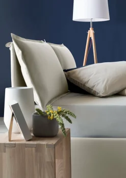 Letti Contenitore|Letti Alla Francese > Dmora Letto alla francese materasso incluso 155x205cm - Arden Beige