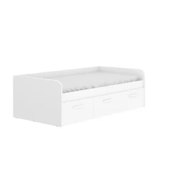 Letto bambini 3 cassetti 194x97cm bianco - Aco