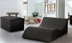Letti Pieghevoli|Camera Da Letto > Dmora Letto doppia piazza pieghevole 50x100cm - Amorina Nero