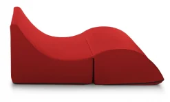 Letto due piazze pieghevole 50x100cm rosso - Amorina