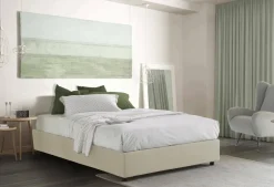 Letto francese classico beige 155x215cm - Arvic