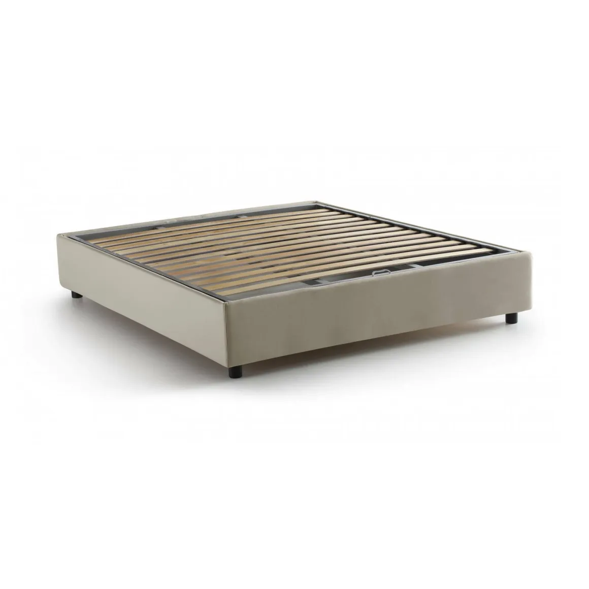 Letto francese classico beige 155x215cm - Arvic