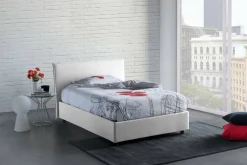 Letti Alla Francese > Dmora Letto francese design 195x249cm - Iona Bianco