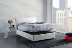 Letti Alla Francese > Dmora Letto francese design 195x249cm - Iona Bianco