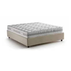 Letto francese in legno beige 155x205cm - Arto