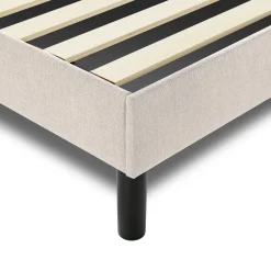 Letti Matrimoniali > Dmora Letto matrimoniale 169x204cm imbottito - Morpheus Beige