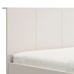 Letti Matrimoniali > Dmora Letto Matrimoniale Bianco Crema Marrone Noce Dimensione Materasso 160x200 cm Peso Supportato 200 kg, Matrimoniale - Takaya Marrone Noce, Bianco Crema