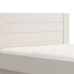 Letti Matrimoniali > Dmora Letto Matrimoniale Bianco Crema Marrone Noce Dimensione Materasso 160x200 cm Peso Supportato 200 kg, Matrimoniale - Takaya Marrone Noce, Bianco Crema