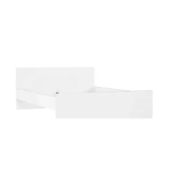 Letti Matrimoniali > Dmora Letto matrimoniale 166x206cm vano a giorno - Nilofar Bianco Lucido