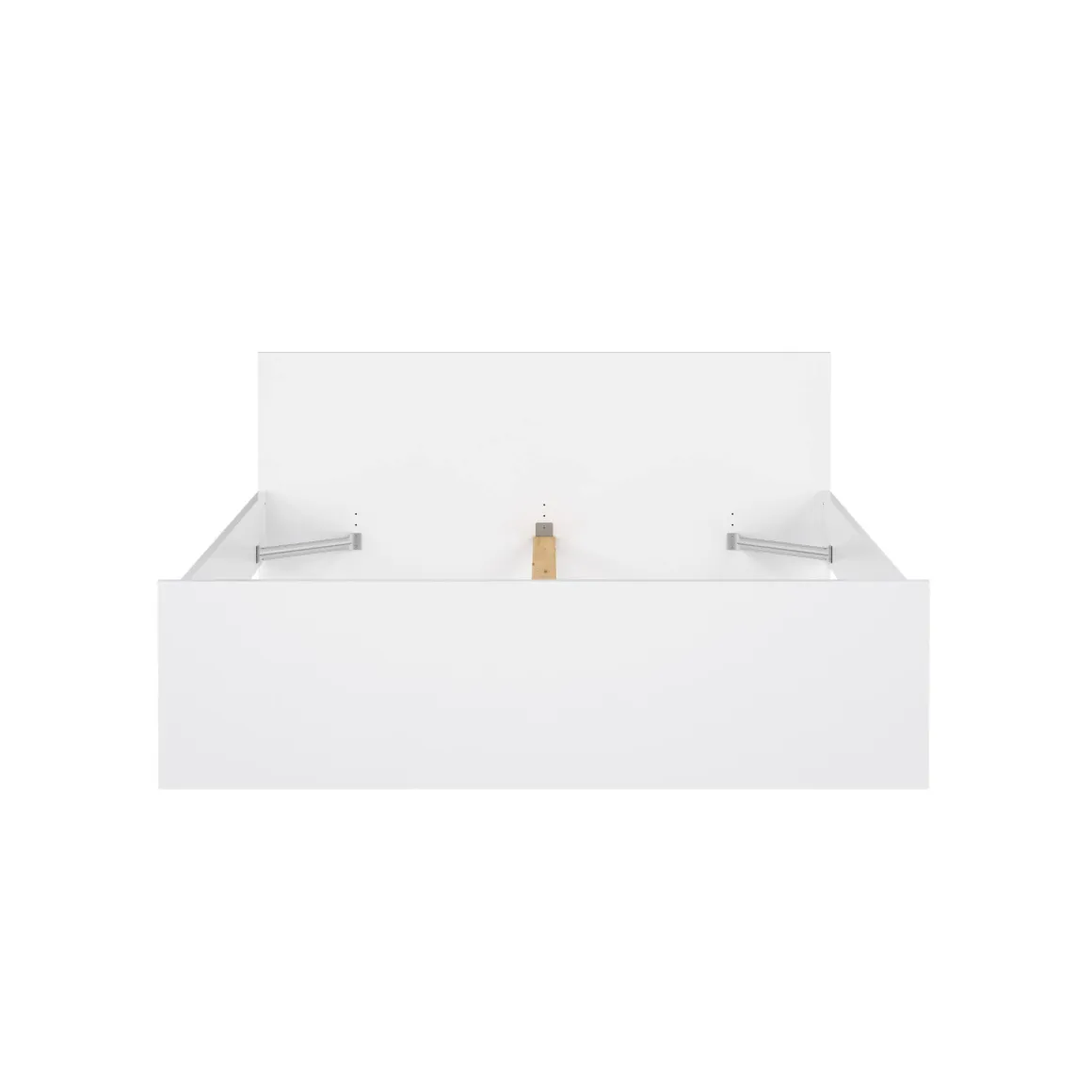 Letti Matrimoniali > Dmora Letto matrimoniale 166x206cm vano a giorno - Nilofar Bianco Lucido