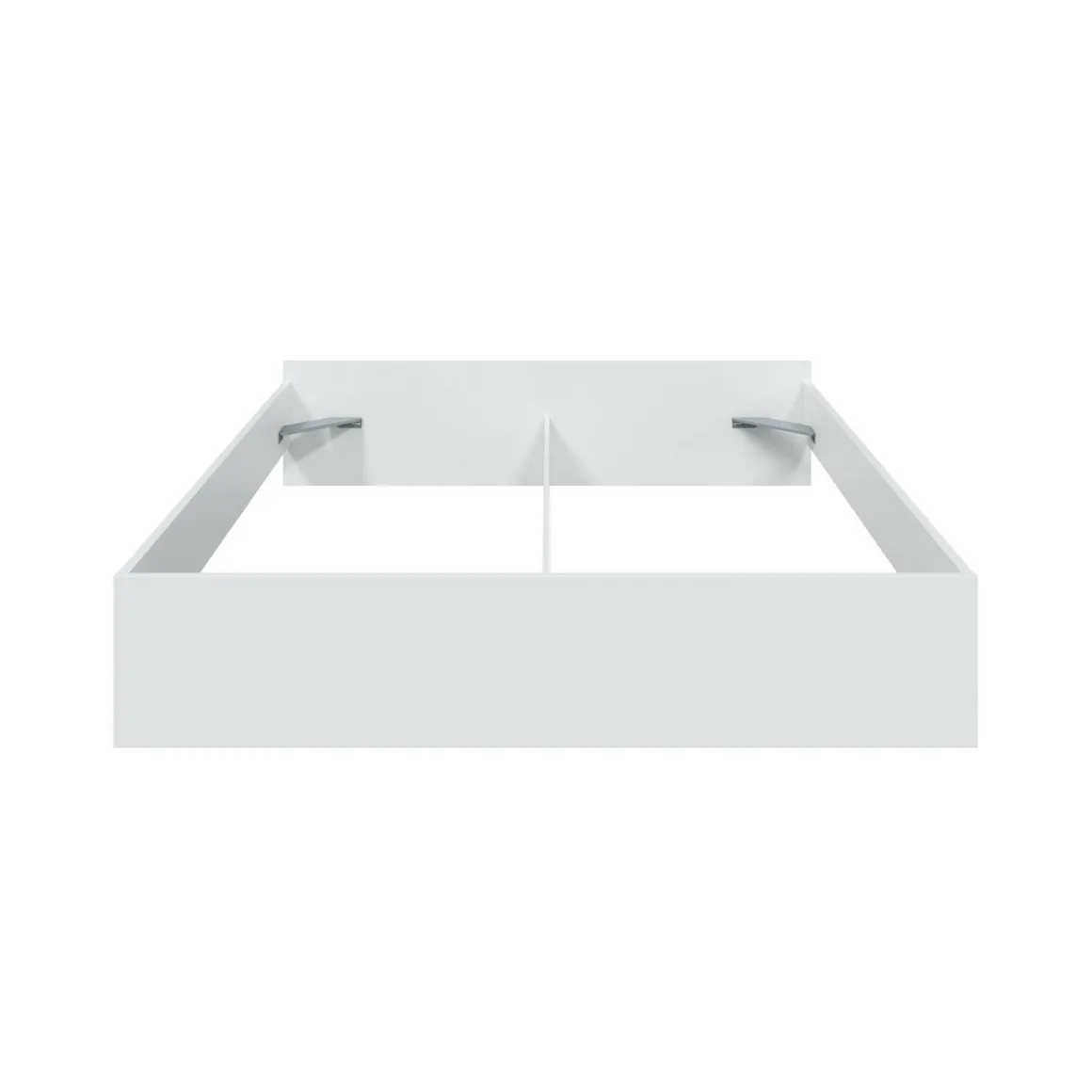 Letto matrimoniale bianco 196x166cm - Adia