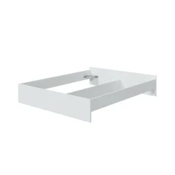 Letto matrimoniale bianco 196x166cm - Adia