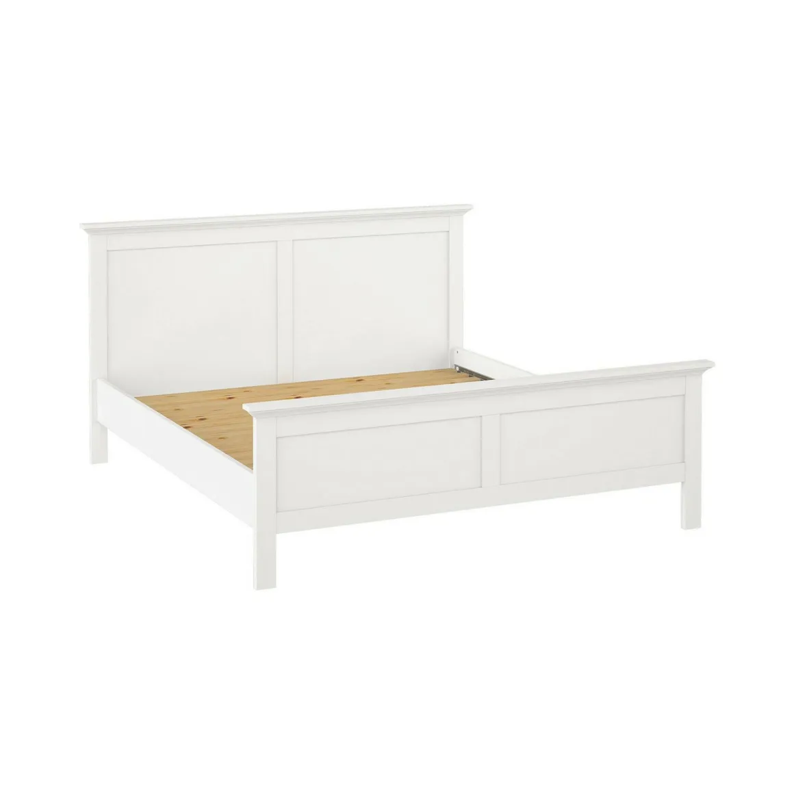 Letti Matrimoniali > Dmora Letto matrimoniale 205x266cm - Lupit Bianco