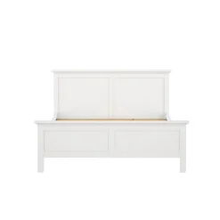 Letto matrimoniale bianco 199x210cm rete inclusa - Abies