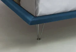 Letti Matrimoniali|Camera Da Letto > Dmora Letto matrimoniale 180x215cm sfoderabile - Pietersite Blu