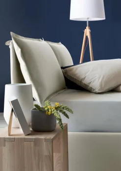 Letti Matrimoniali|Letti Contenitore > Dmora Letto matrimoniale contenitore 175x205cm testiera imbottita - Anassimene Beige