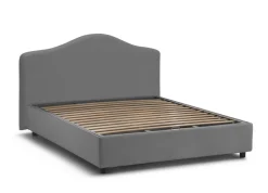 Letti Matrimoniali|Letti Contenitore > Dmora Letto matrimoniale contenitore 175x215cm chic - Amy Grigio