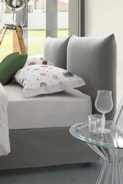 Letti Matrimoniali|Letti Contenitore > Dmora Letto matrimoniale contenitore 175x205cm con materasso - Anassimene Rosso