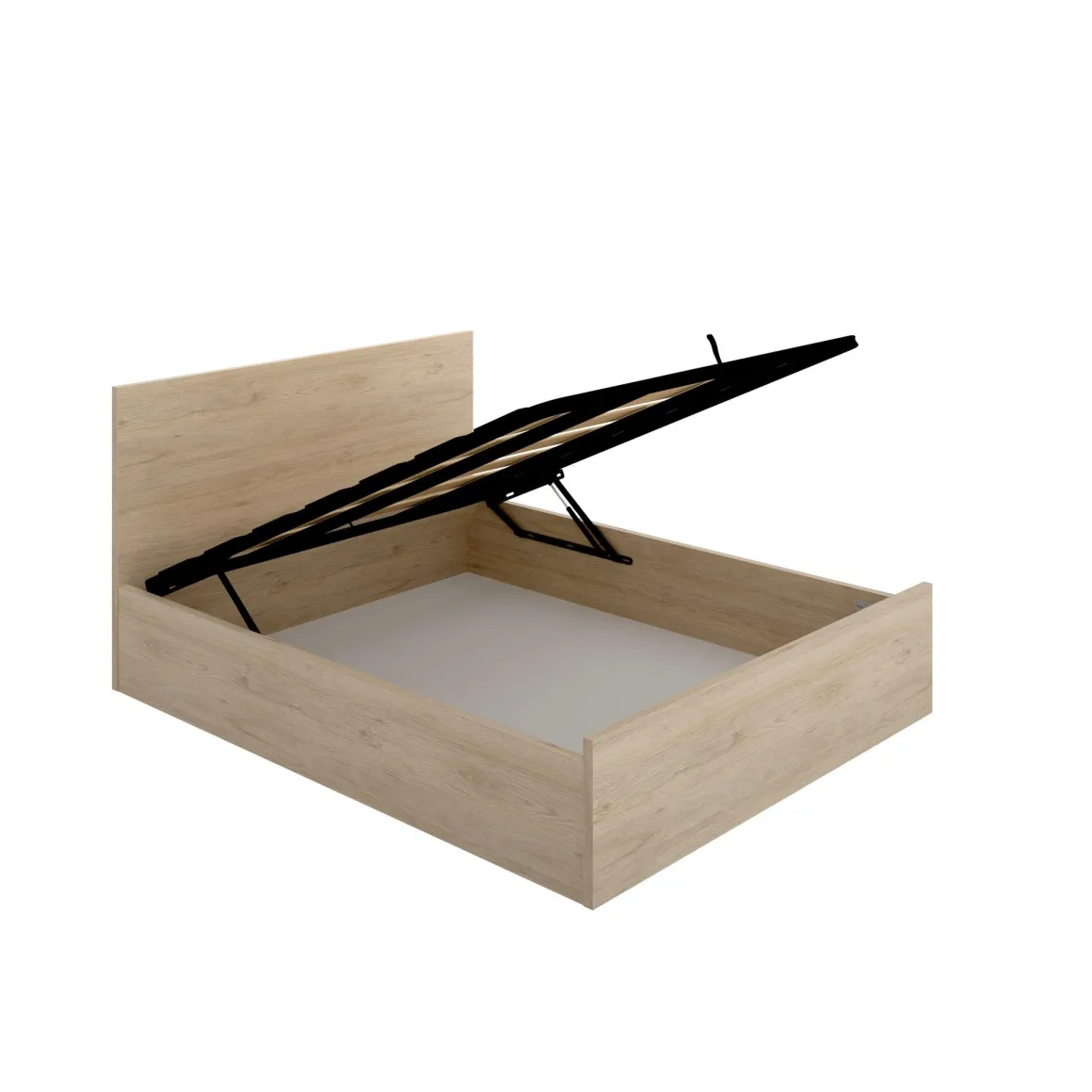 Letto matrimoniale contenitore rovere 158x197cm - Barolo