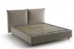 Letto matrimoniale contenitore tortora 190x215cm - Arpino
