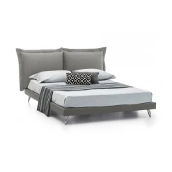 Letti Matrimoniali > Dmora Letto matrimoniale 199x210cm - Fusi Grigio