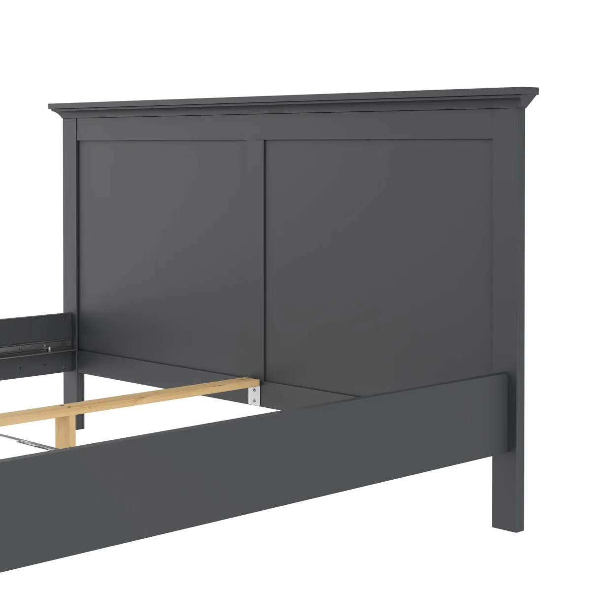 Letti Matrimoniali > Dmora Letto matrimoniale 199x210cm - Fusi Grigio