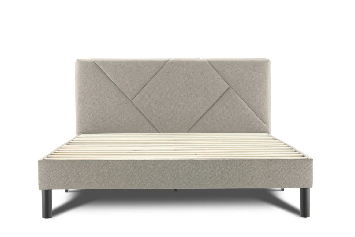 Letto matrimoniale Hypnos, 160x200 cm, Tortora
