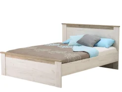 Letti Matrimoniali > Dmora Letto Matrimoniale Marrone Larice Chiaro Marrone Rovere Dimensione Materasso 160x200 cm Peso Supportato 200 kg, Matrimoniale - Claviere Marrone Rovere, Marrone Larice chiaro