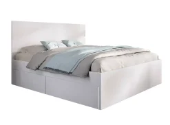 Letti Matrimoniali|Letti Contenitore > Dmora Letto matrimoniale moderno 205x169cm compatto - Ignacio Bianco