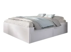 Letto matrimoniale moderno bianco 205x169cm robusto - Ferdie