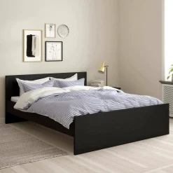 Letti Matrimoniali > Dmora Letto matrimoniale 166x206cm - Kaitak Nero