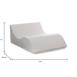 Letto matrimoniale pieghevole 50x100cm bianco - Amorina