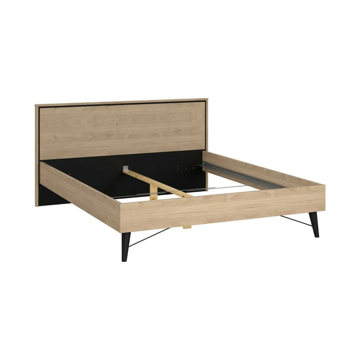 Letto matrimoniale rovere 172x206cm accogliente - Lala
