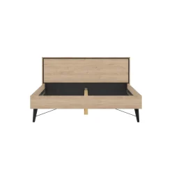 Letto matrimoniale rovere 172x206cm accogliente - Lala
