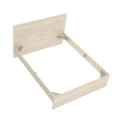 Letto matrimoniale rovere 205x166cm - Lana