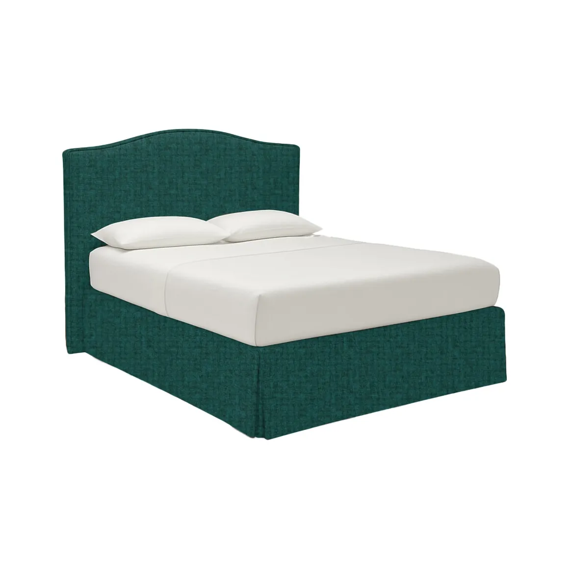 Letto Matrimoniale Verde Petrolio Sfoderabile Contenitore, Dimensione Materasso 160x190 cm - Turania