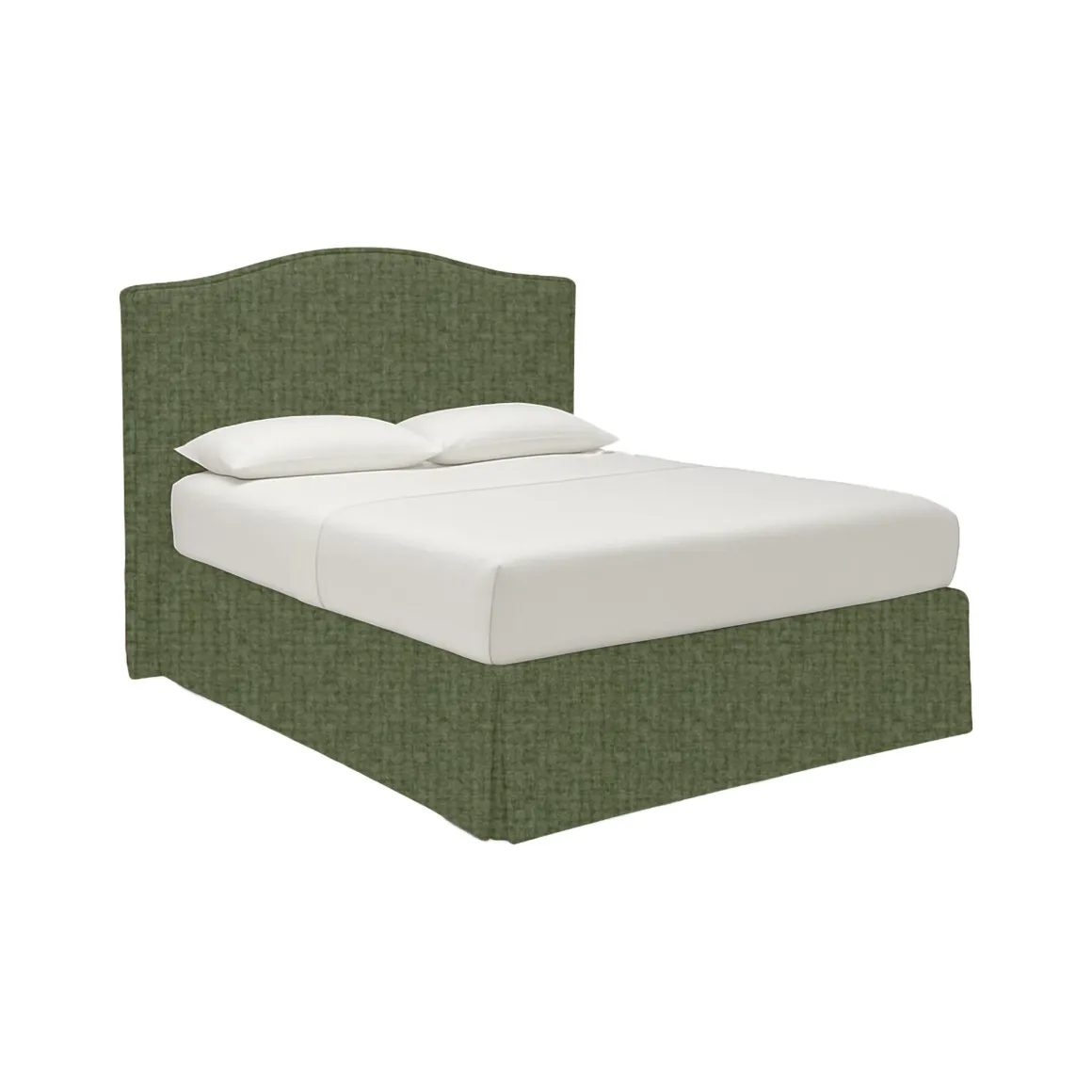 Letto Matrimoniale Verde Sfoderabile Contenitore, Dimensione Materasso 160x190 cm - Turania
